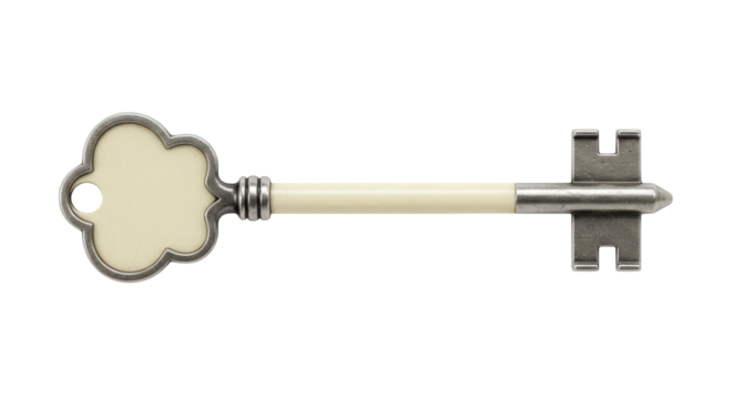 Isolated Ornate Key