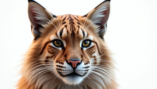 Majestic Hybrid: A Cat with Lynx-Like Features