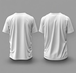 Blank white t-shirts mockup (10)