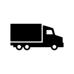 Delivery Truck Icon Design for Website and App