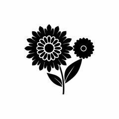 creative details Gaillardia Blanket Flower Icon vector illustration