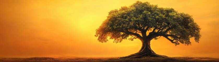 Fototapeta premium Design Sacred Tree with ancestral memories for Midjourney