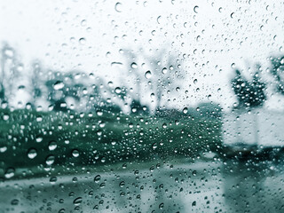 rain raindrops on the window