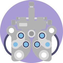 Ophthalmic Evaluation – Depicts glasses used in the process of checking eye health and eyesight.