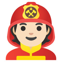 Firefighter Light Skin Tone
