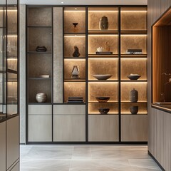 interior of a wardrobe