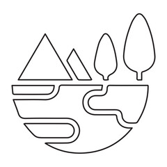 nature line icon