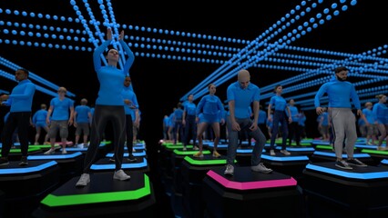 a group of people, in a team, on a qualifying round in a reality show, winners and losers