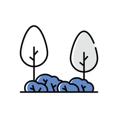 Bush  Vector icon