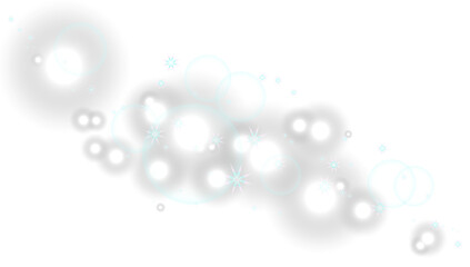 Silver Sparks.Light effects. Wind glare, explosions, shiny, dust, lines, flares, sequins, stars, curved curls.lights sparkles collection. Glow effect of light. Add brightness and radiance to design. 