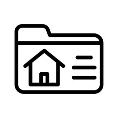 property profile icon lineart