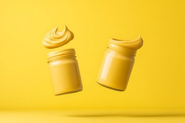 Floating Yellow Food Jars - Delicious Spread