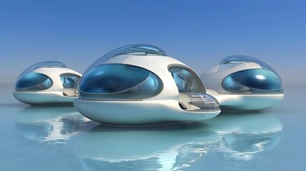 Innovative 3D futuristic nano solar panels seamlessly integrated into glass buildings showcasing a vision of sustainable self sustaining and eco friendly smart architecture of the future