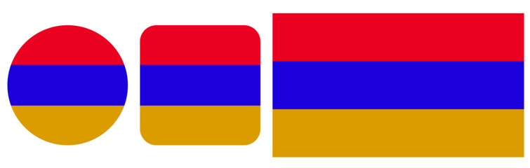 Sign, Icon flag of Armenia Transparent background
