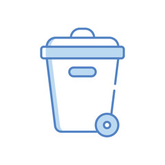 Waste Bin  Vector icon