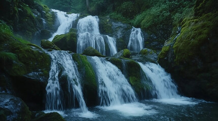 Fototapeta premium Mountain with beautiful natural background and national park 