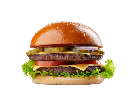 double burger au pain brioché