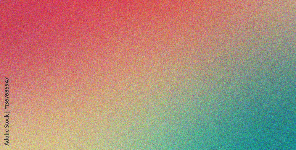 Sticker purple peach cyan gradient background featuring noise and abstract with effect, grainy, artistic sty