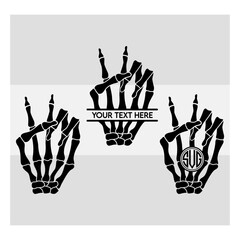 Skeleton Hands SVG, Skeleton Hands, Middle Finger, Rack Hand, Grabbing Skelly Hands, Peace Skelly Hands, Hearts Skelly Hands Svg, Skeleton Hands Silhouette, Cut File, Rock Skeleton Hands, Vector