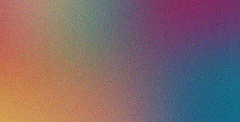 Minimalist background in White Orange Cyan with effect and soft abstract noise grainy, texture, creative style