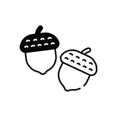 Acorn  Vector icon