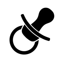 baby pacifier icon vector with trendy design
