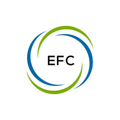 EFC creative minimalist letter logo.