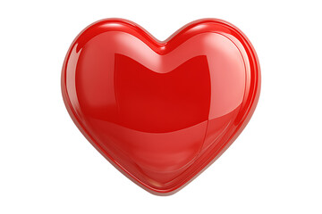 Heart shaped speech box Isolated on White and Transparent Background PNG Image.