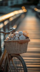Coastal Breeze and Two Wheels, Bicycles with baskets