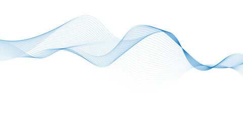Abstract white background luxury colorful Wave line wallpaper. Dynamic flowing wave lines design element. Futuristic technology and sound wave pattern.