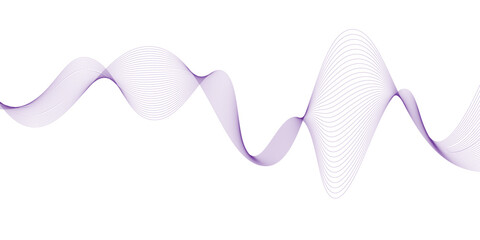 Abstract white background luxury colorful Wave line wallpaper. Dynamic flowing wave lines design element. Futuristic technology and sound wave pattern.