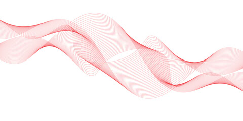 Abstract white background luxury colorful Wave line wallpaper. Dynamic flowing wave lines design element. Futuristic technology and sound wave pattern.