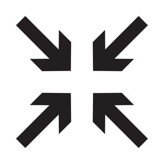 FLECHES RASSEMBLEES V2 - ILLUSTRATION VECTORIELLE