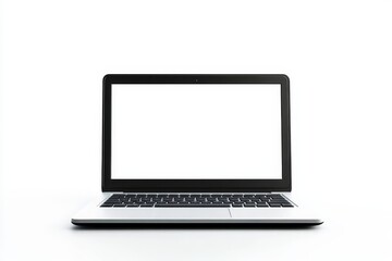 Modern laptop on white background (1)