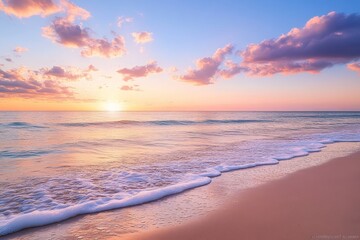 Beach Sunset Serenity
