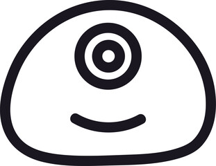 Simple Robot Face Doodle