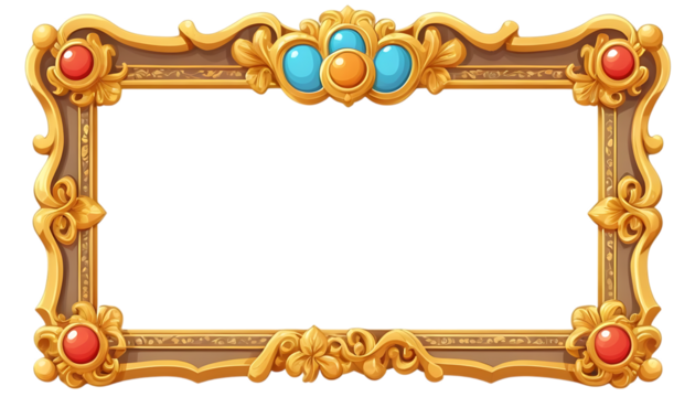 Cartoon frame png