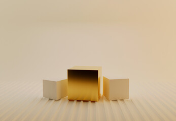 3d render of a box