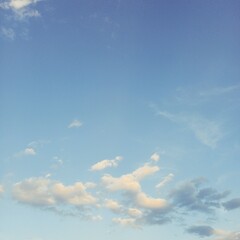 blue sky with beautiful white clouds background 