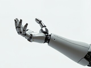 Futuristic Robotic Arm with Advanced Mechanical Design