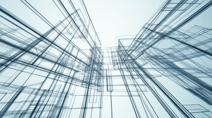 3D Architecture Abstract: Unleashing Creativity in the Digital Space