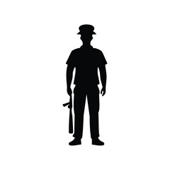 police officer silhouette