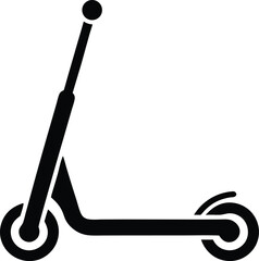 Scooter simple icon. Logo. Vector illustration
