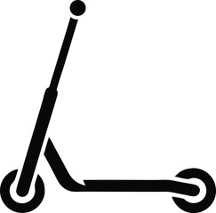 Scooter simple icon. Logo. Vector illustration