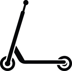 Scooter simple icon. Logo. Vector illustration