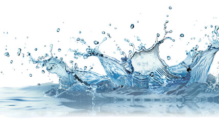 Water Splash: Capturing the dynamic beauty of water in motion. A burst of liquid creates a captivating spectacle of droplets, curves, and reflections.