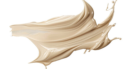 Smooth Splendor: A mesmerizing capture of swirling cosmetic liquid. Its fluid movements create a display of texture.