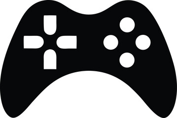 Game controller simple icon. Vector illustration