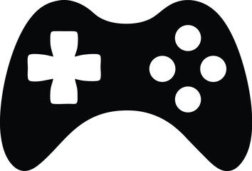 Game controller simple icon. Vector illustration
