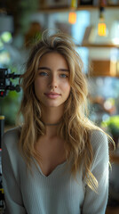 portrait of a beautiful girl 